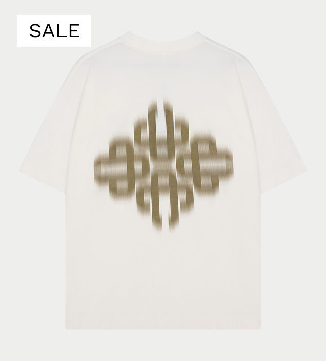 MOTION BLURRED EMBLEM T-SHIRT