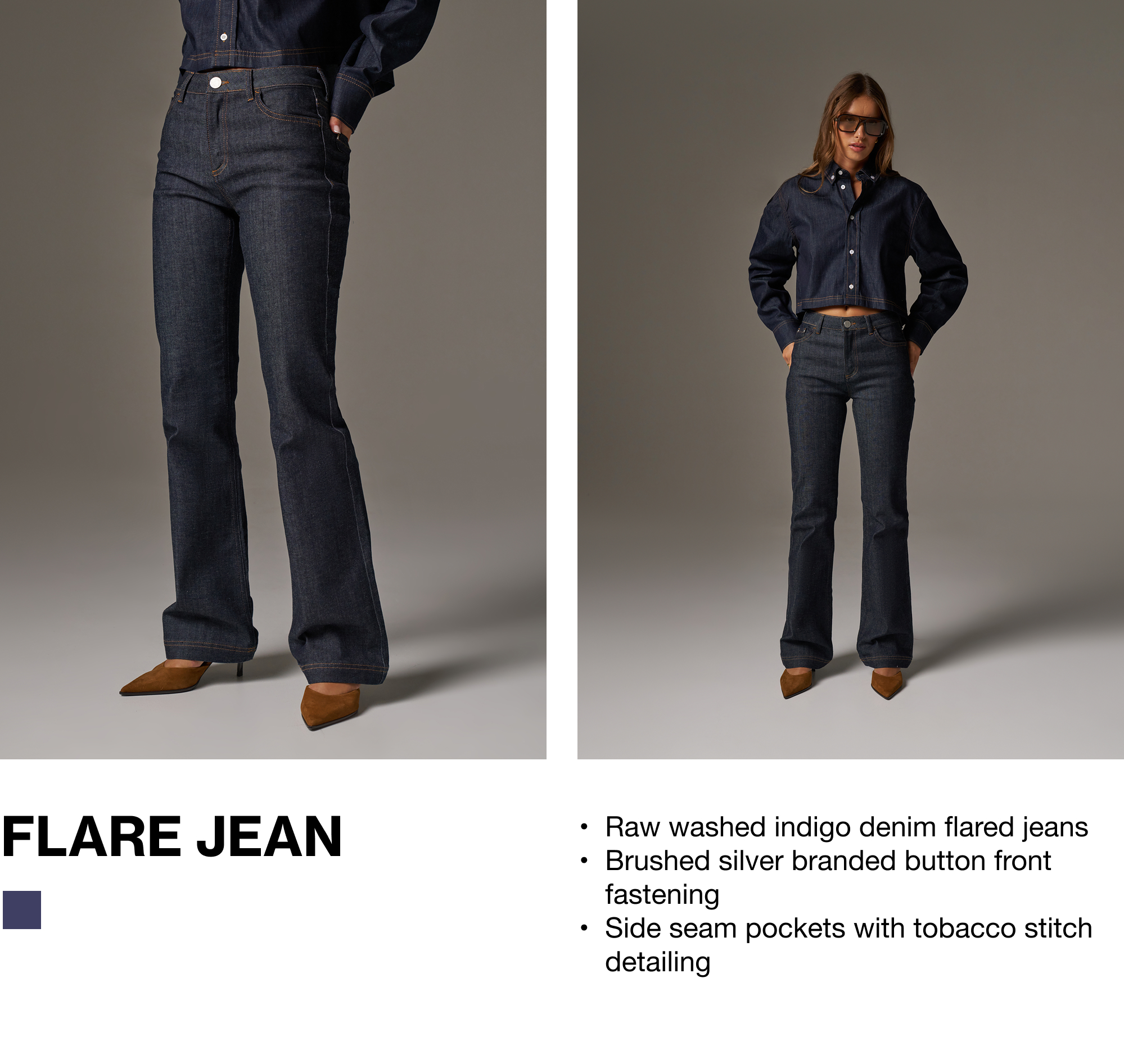 RELAXED FLARE JEANS