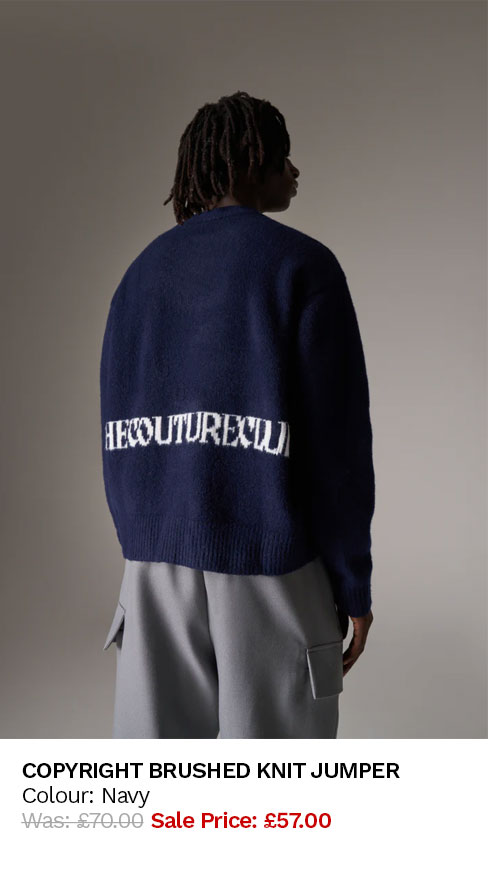 COPYRIGHT BRUSHED KNIT JUMPER