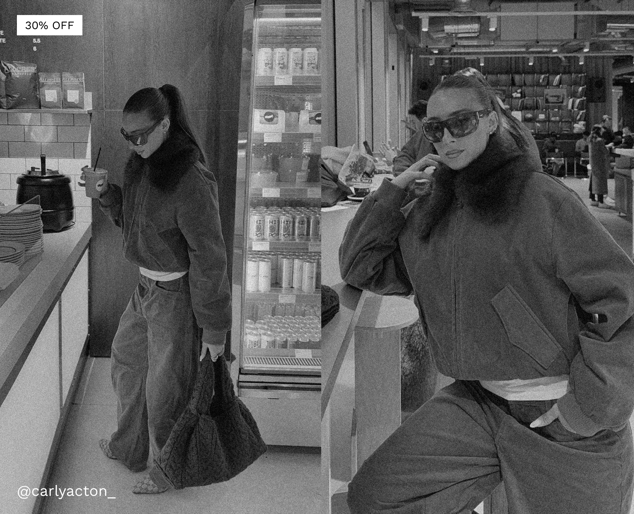 CORD FAUX FUR COLLAR BOMBER JACKET