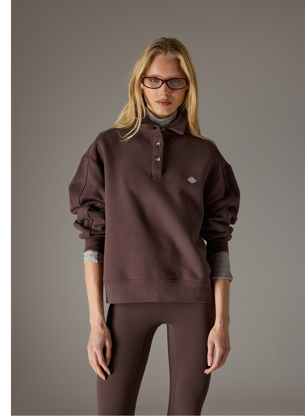 EMBLEM EMBROIDERED RUGBY POLO