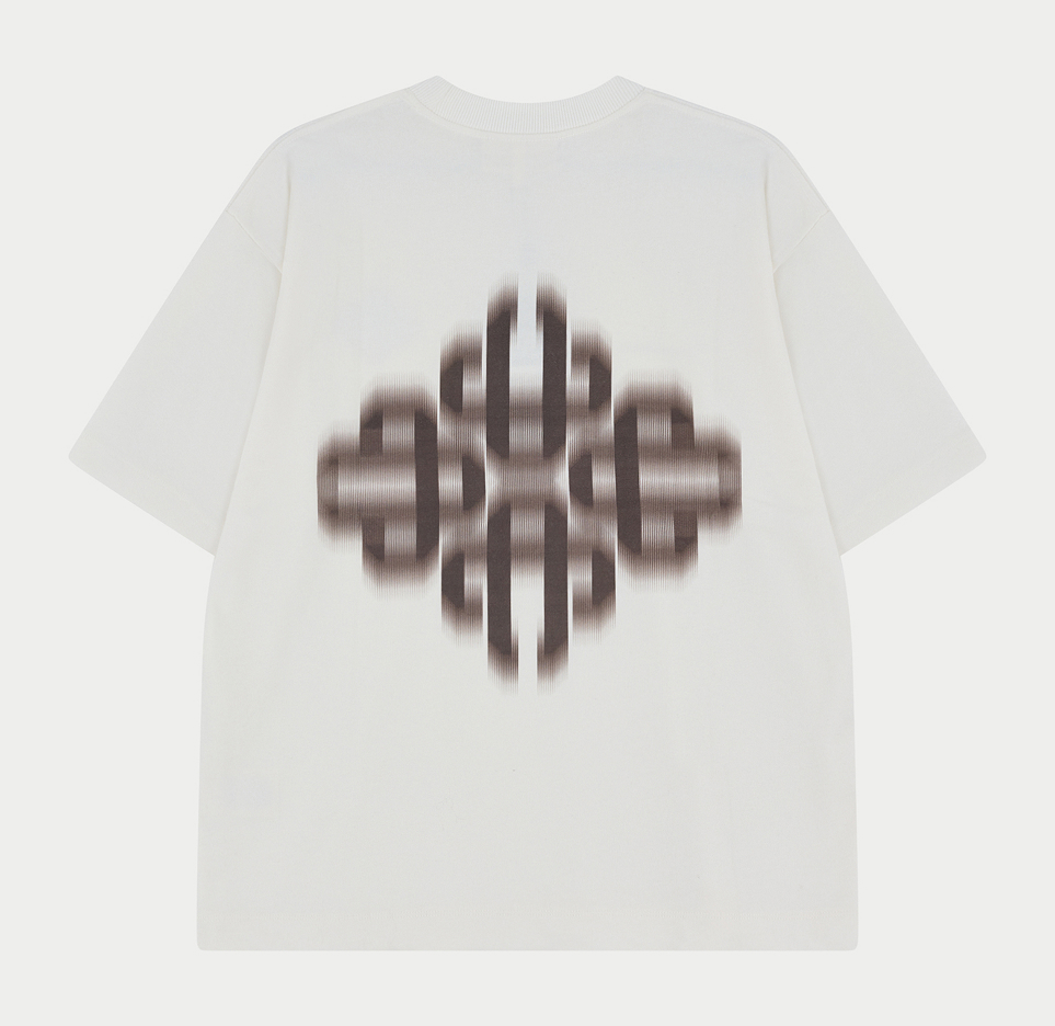 MOTION BLURRED EMBLEM T-SHIRT