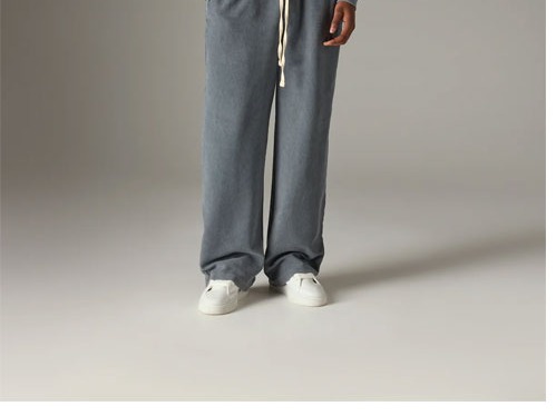 HEAVYWEIGHT WASHED RIBBED JERSEY JOGGERS