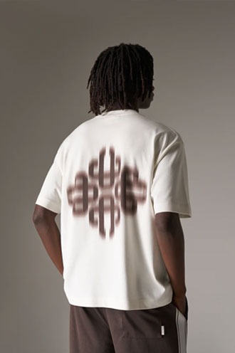 MOTION BLURRED EMBLEM T-SHIRT