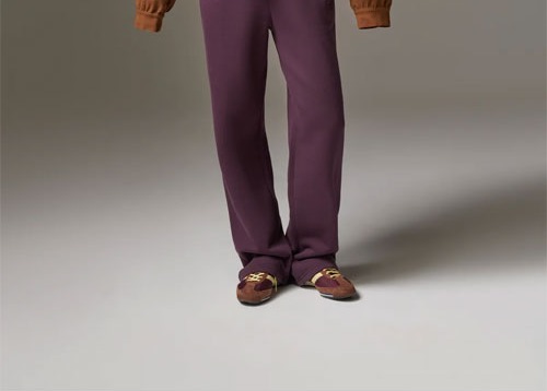 EMBOSSED STRAIGHT LEG JOGGERS