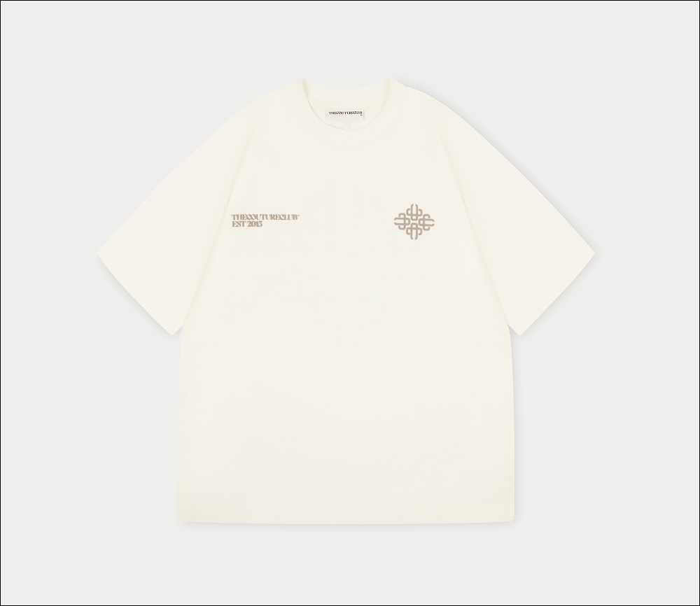 BLURRED GRAPHIC EMBLEM T-SHIRT