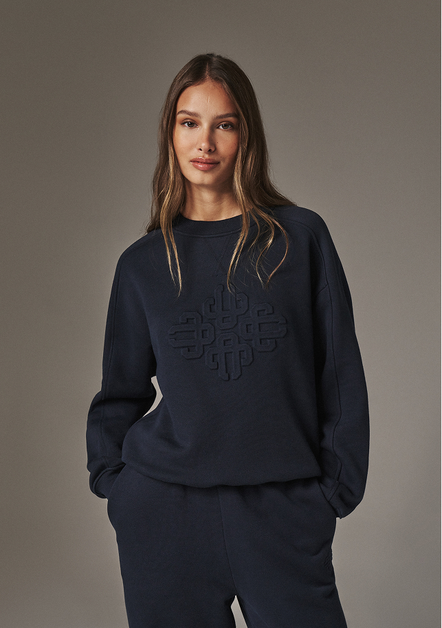 EMBOSSED SWEATSHIRT