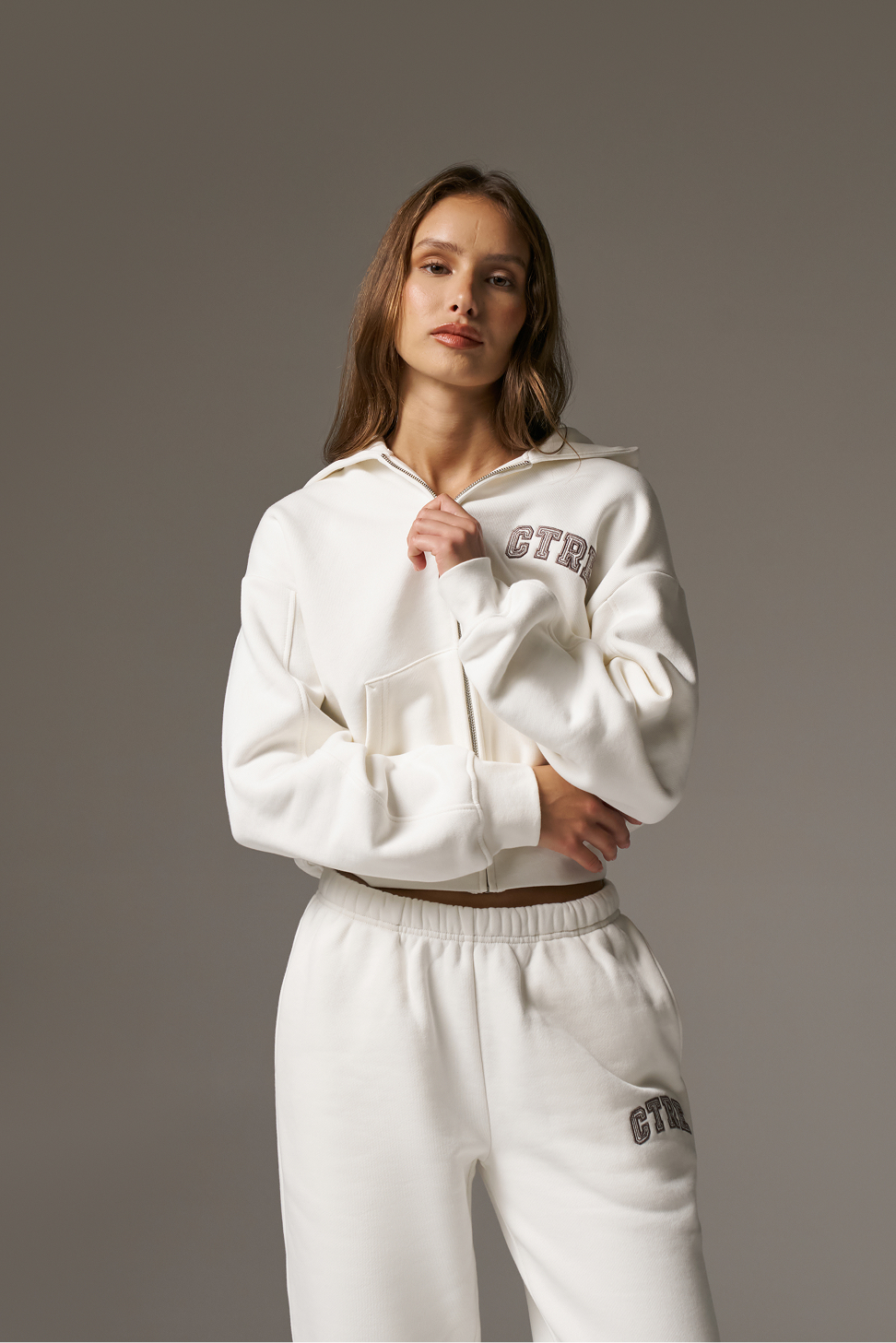 CTRE ZIP THROUGH RELAXED HOODIE