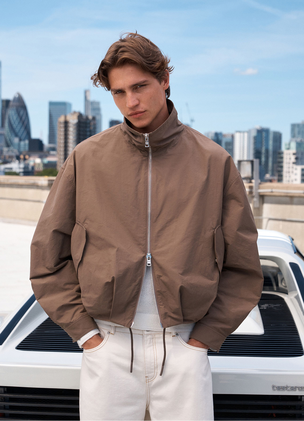 TECHNICAL FUNNEL NECK JACKET
