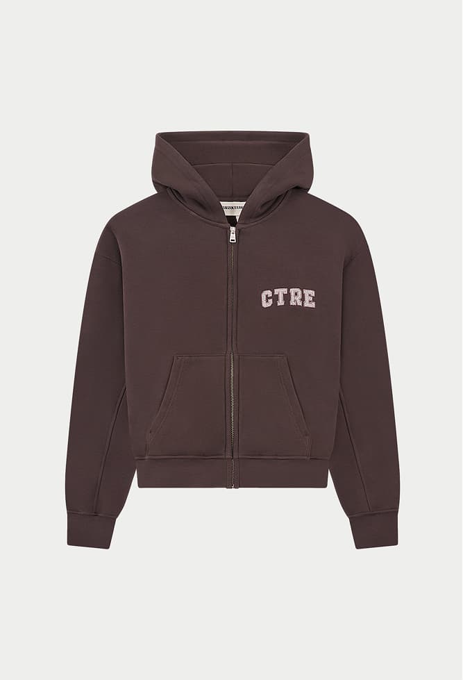 CTRE ZIP THROUGH RELAXED HOODIE