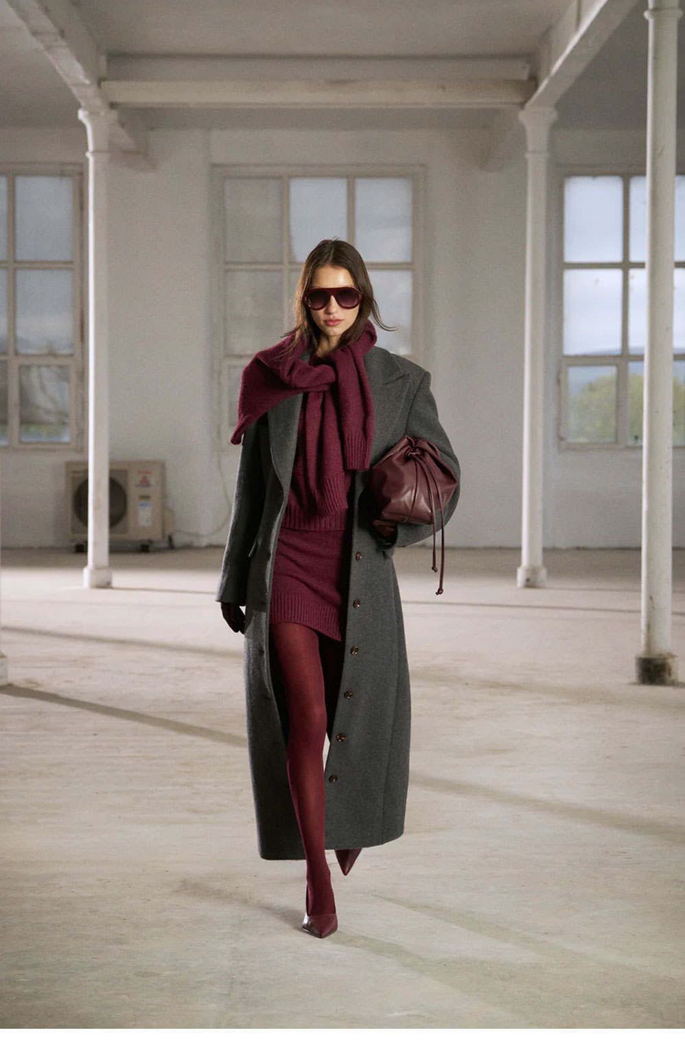 CINCHED WAIST TAILORED COAT