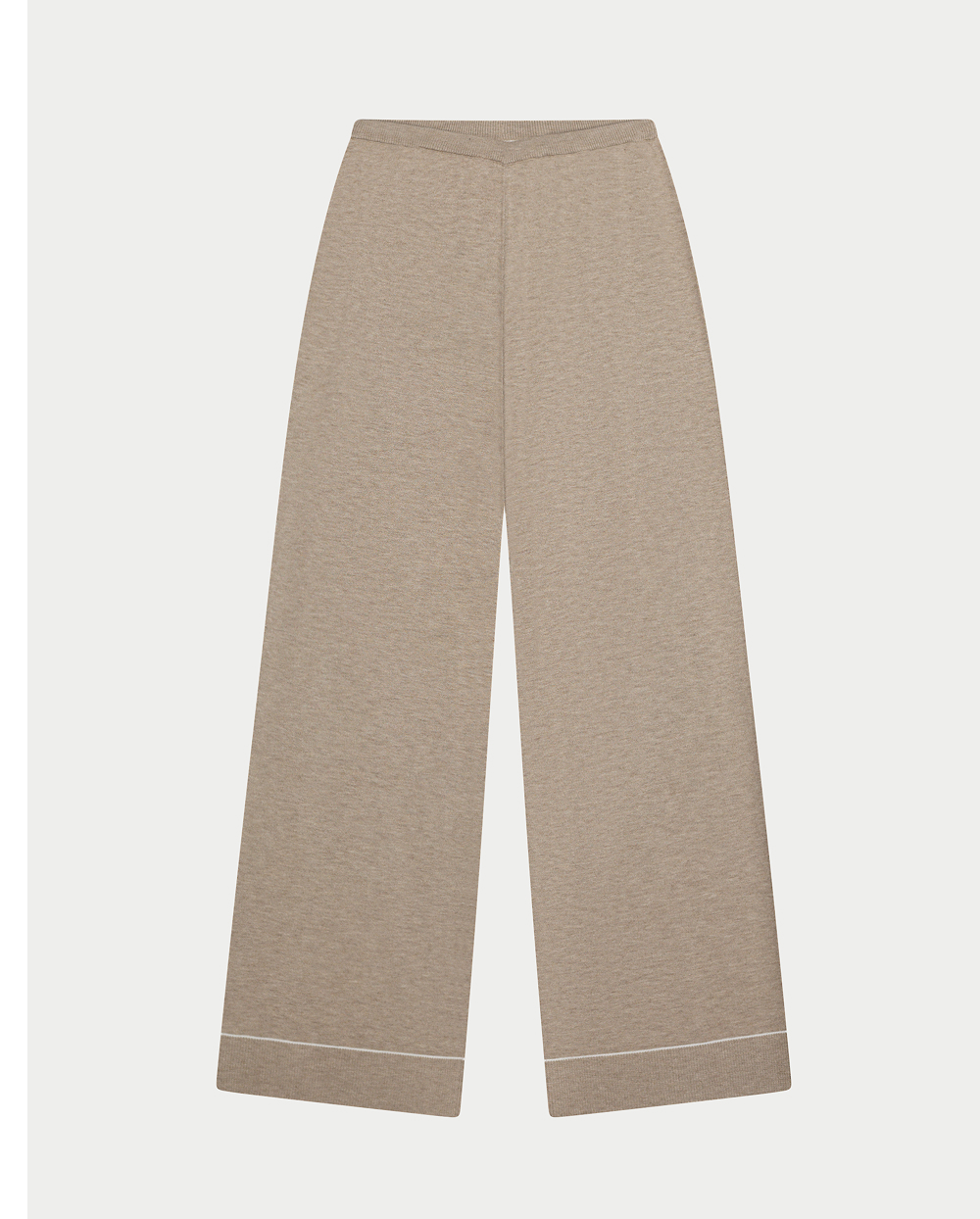 KNITTED PANEL TROUSERS
