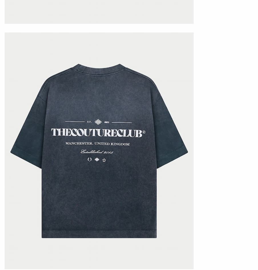 SPRAY WASH COPYRIGHT MULTI GRAPHIC T-SHIRT