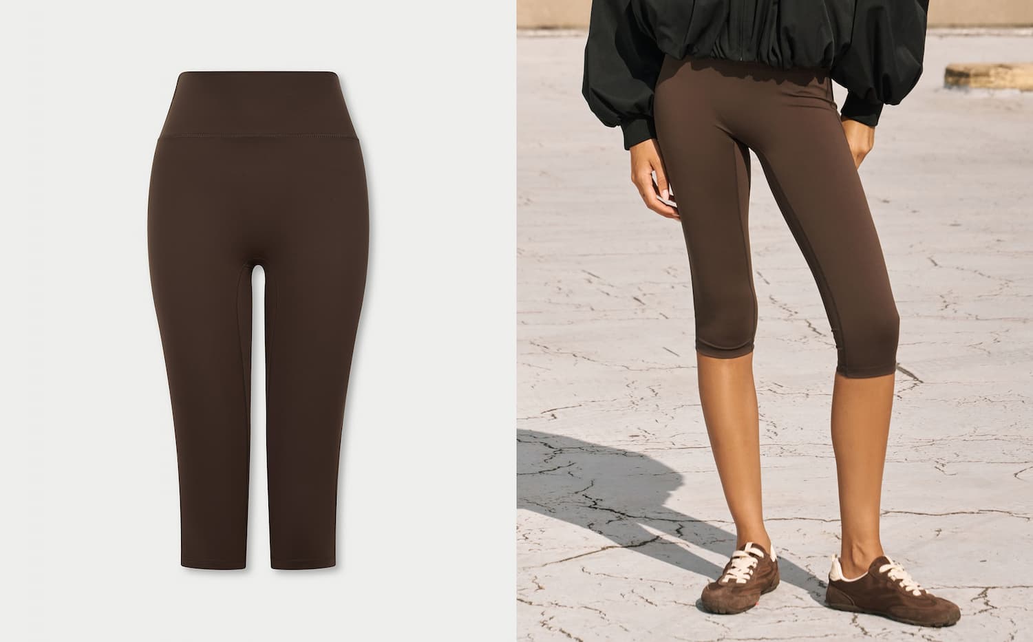 SCULPTING STRETCH CAPRI LEGGINGS