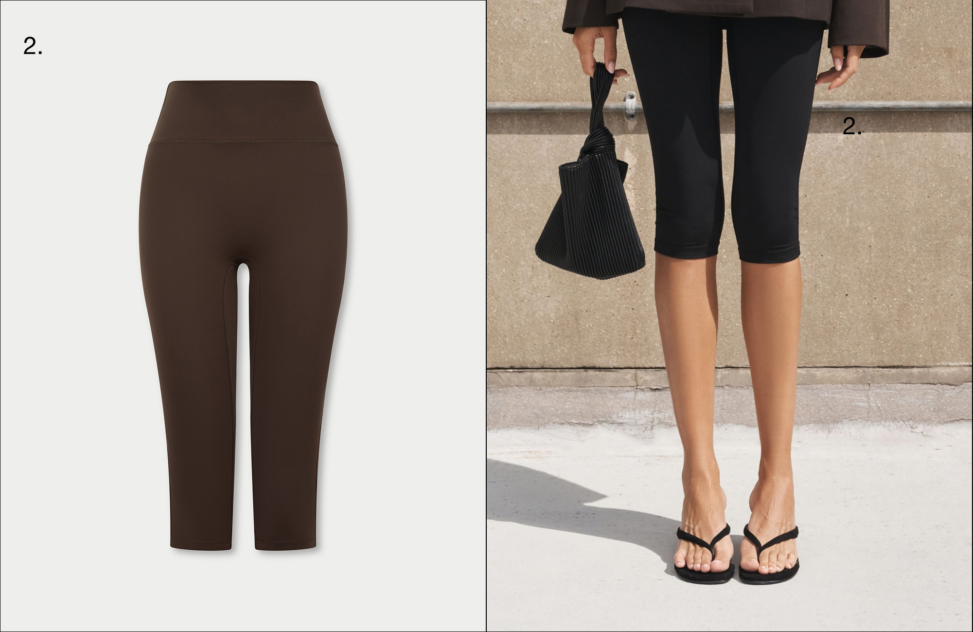 SCULPTING STRETCH CAPRI LEGGINGS