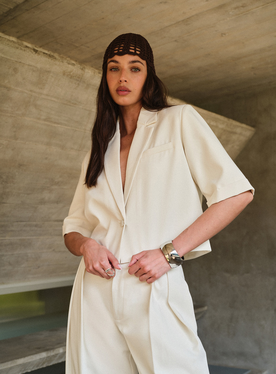 SHORT SLEEVE BLAZER