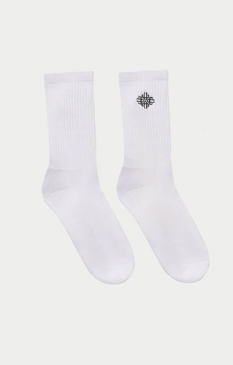 EMBROIDERED EMBLEM SPORTS SOCK
