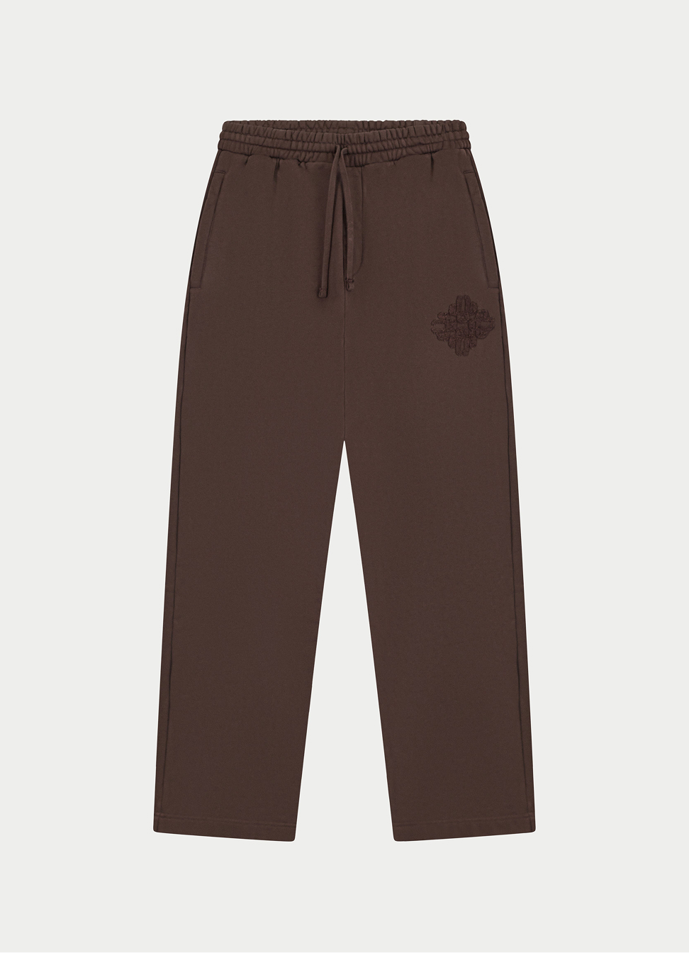 DISTRESSED EMBLEM APPLIQUE JOGGERS