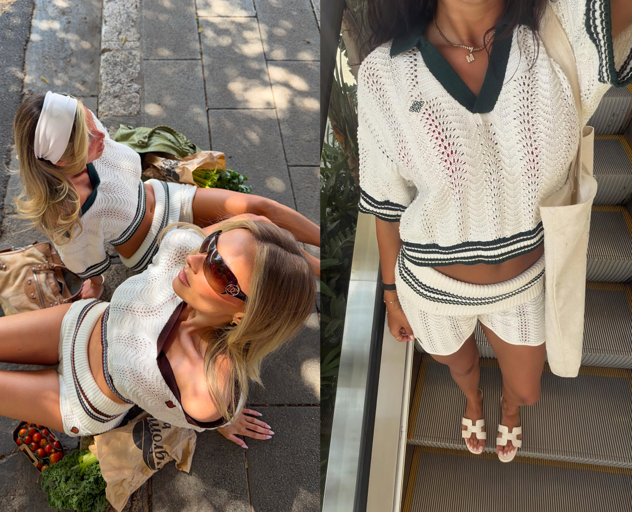 OPEN COLLAR CROCHET CROP SHIRT