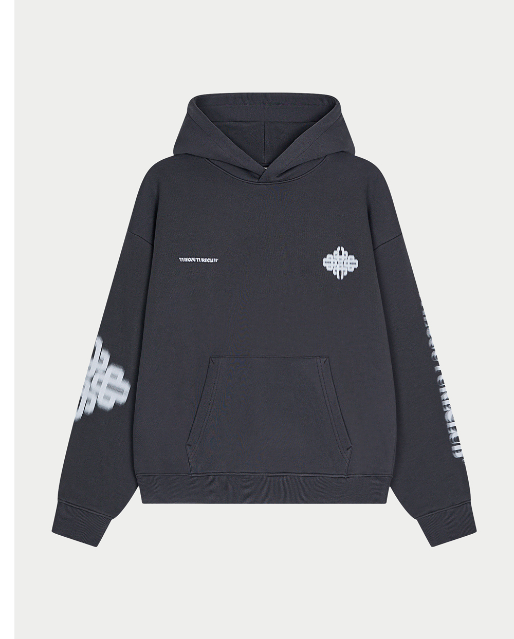 MOTION BLURRED EMBLEM HOODIE