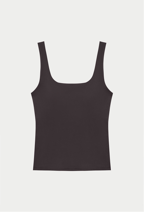 SCULPTING STRETCH SCOOP NECK SPORTS TOP