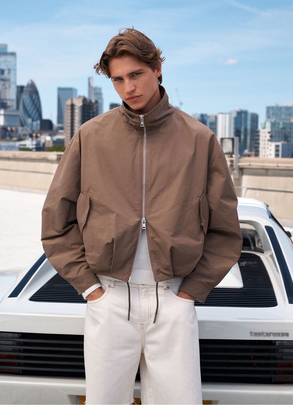 TECHNICAL FUNNEL NECK JACKET