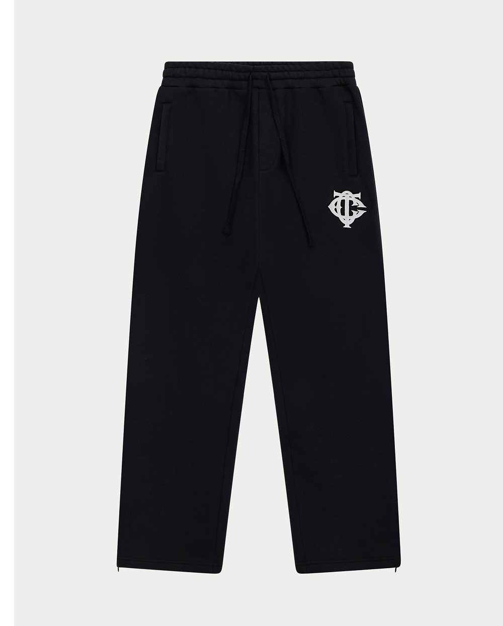 HEAVYWEIGHT MONOGRAM APPLIQUE EMBLEM JOGGERS