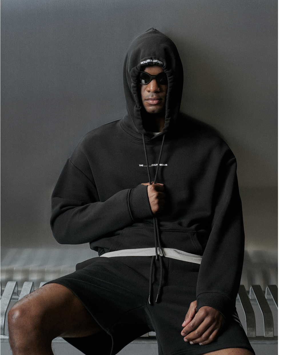 LUXURY IN MOTION GRAPHIC HOODIE