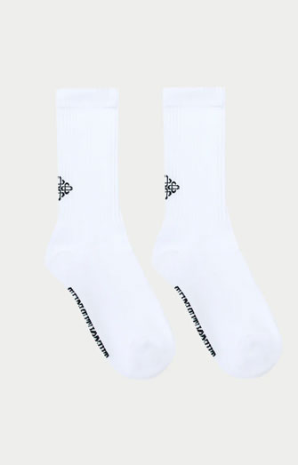 REVERSE EMBLEM COPYRIGHT SOCKS