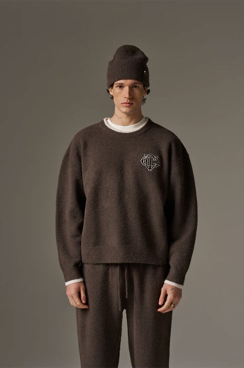 MONOGRAM KNITTED CREW