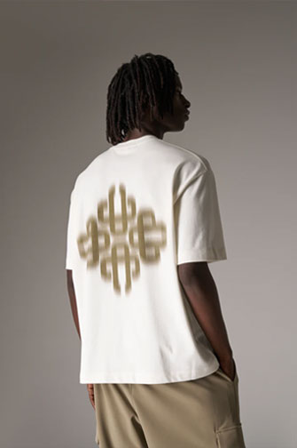 MOTION BLURRED EMBLEM T-SHIRT