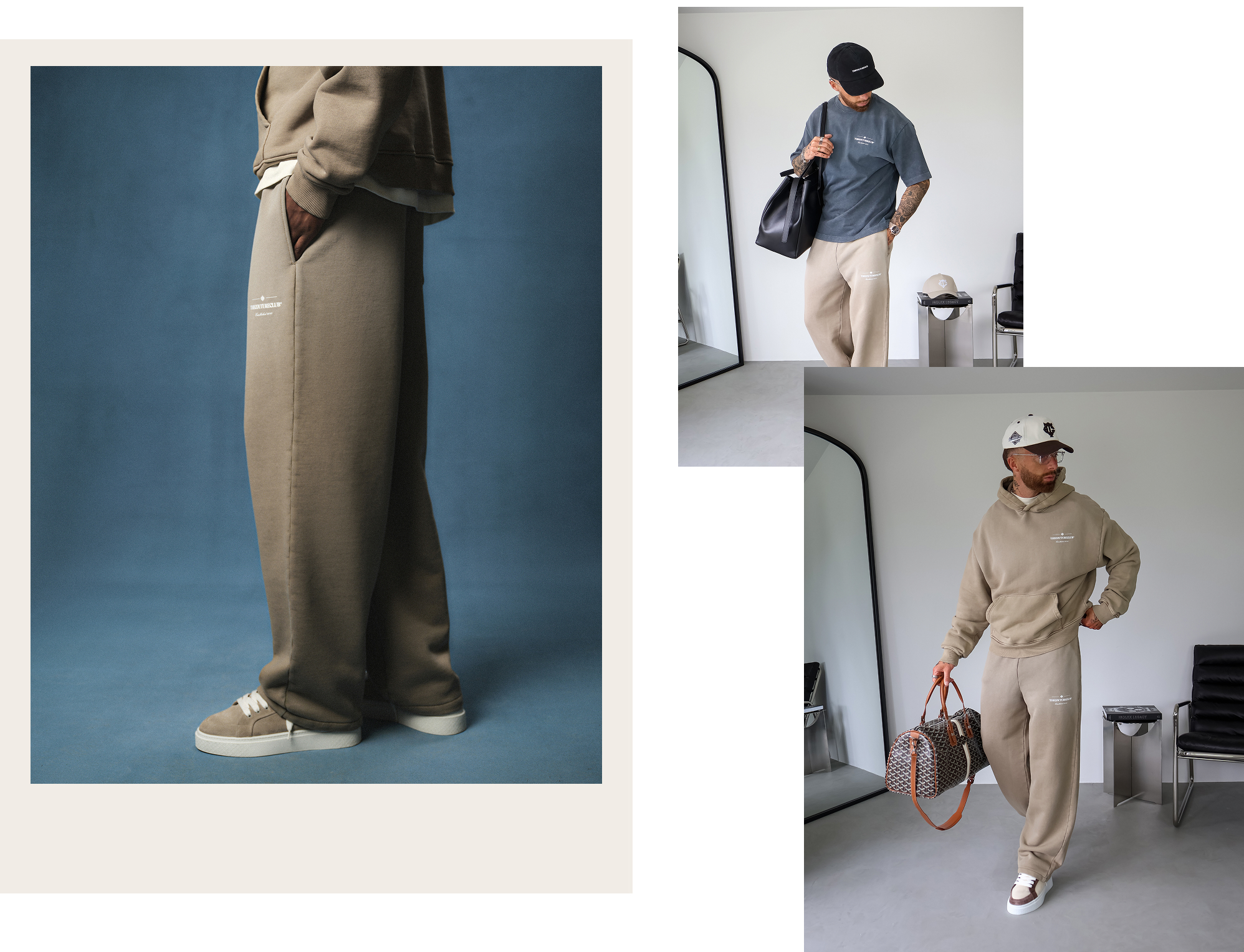 SPRAY WASH COPYRIGHT MULTI GRAPHIC JOGGERS