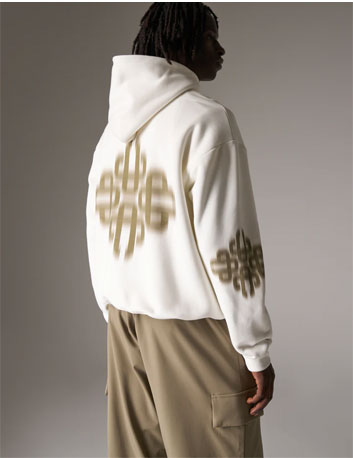 MOTION BLURRED EMBLEM HOODIE