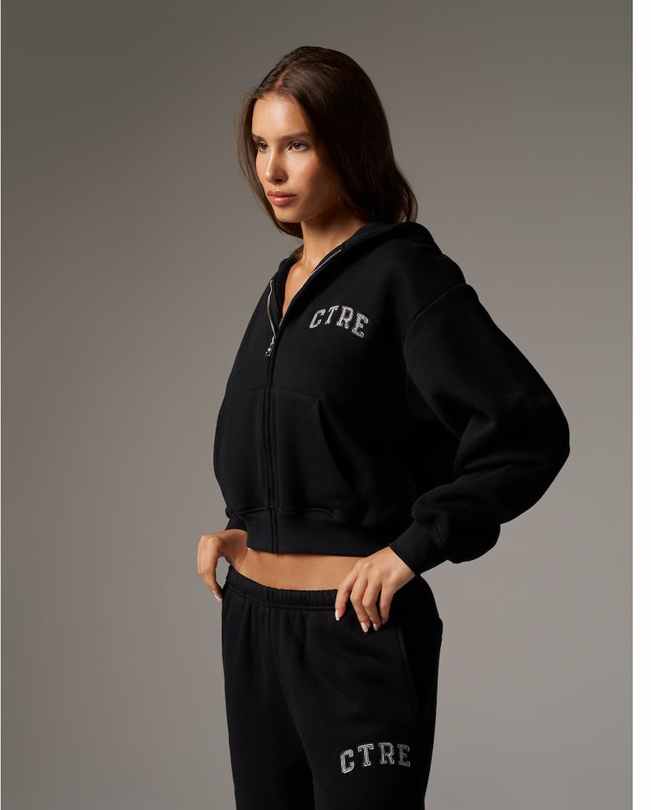 CTRE ZIP THROUGH RELAXED HOODIE