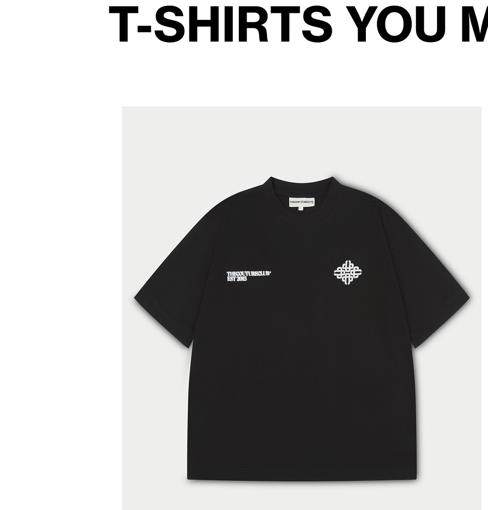 BLURRED GRAPHIC EMBLEM T-SHIRT