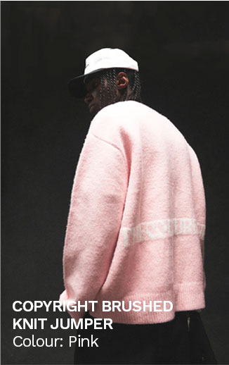 COPYRIGHT BRUSHED KNIT JUMPER