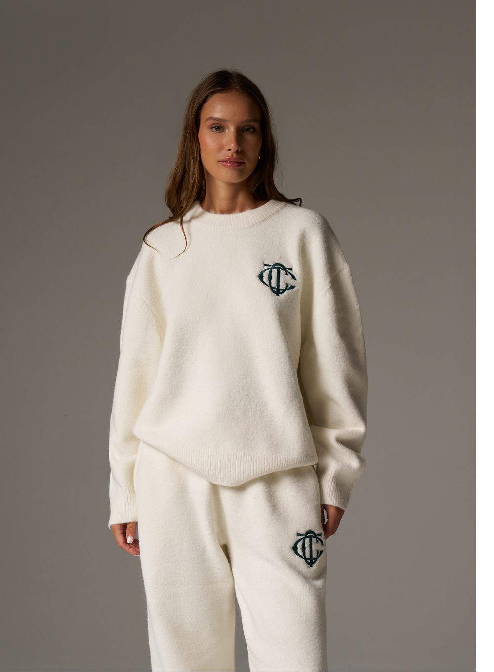 MONOGRAM KNITTED CREW