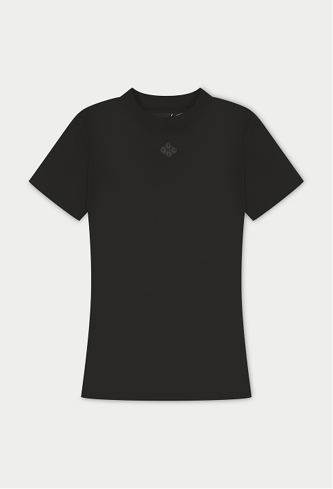 SCULPTING STRETCH EMBLEM BABY TEE