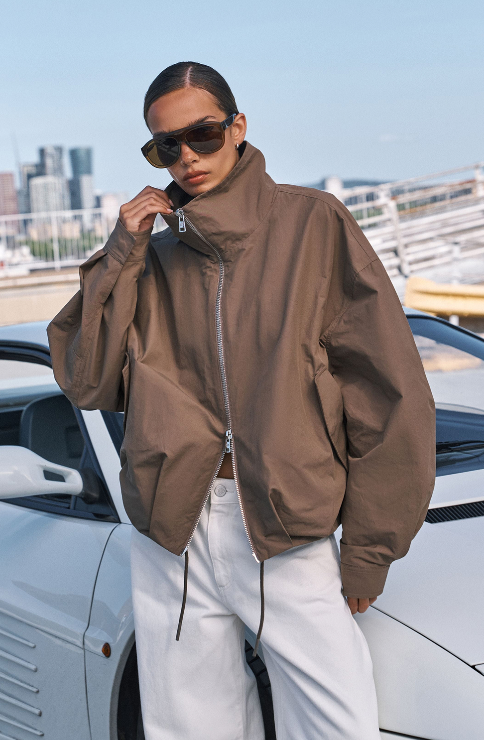 TECHNICAL FUNNEL NECK JACKET