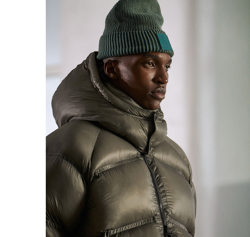 WASHED RIBBED BEANIE