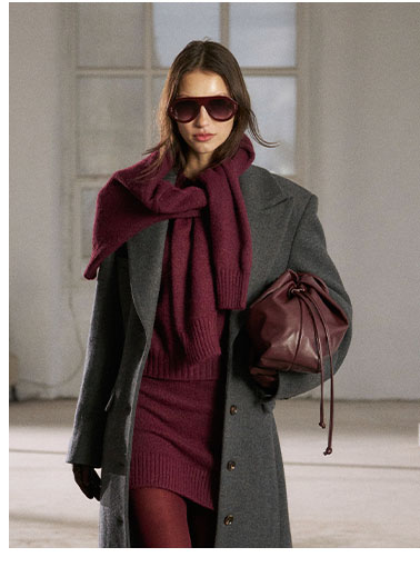 CINCHED WAIST TAILORED COAT