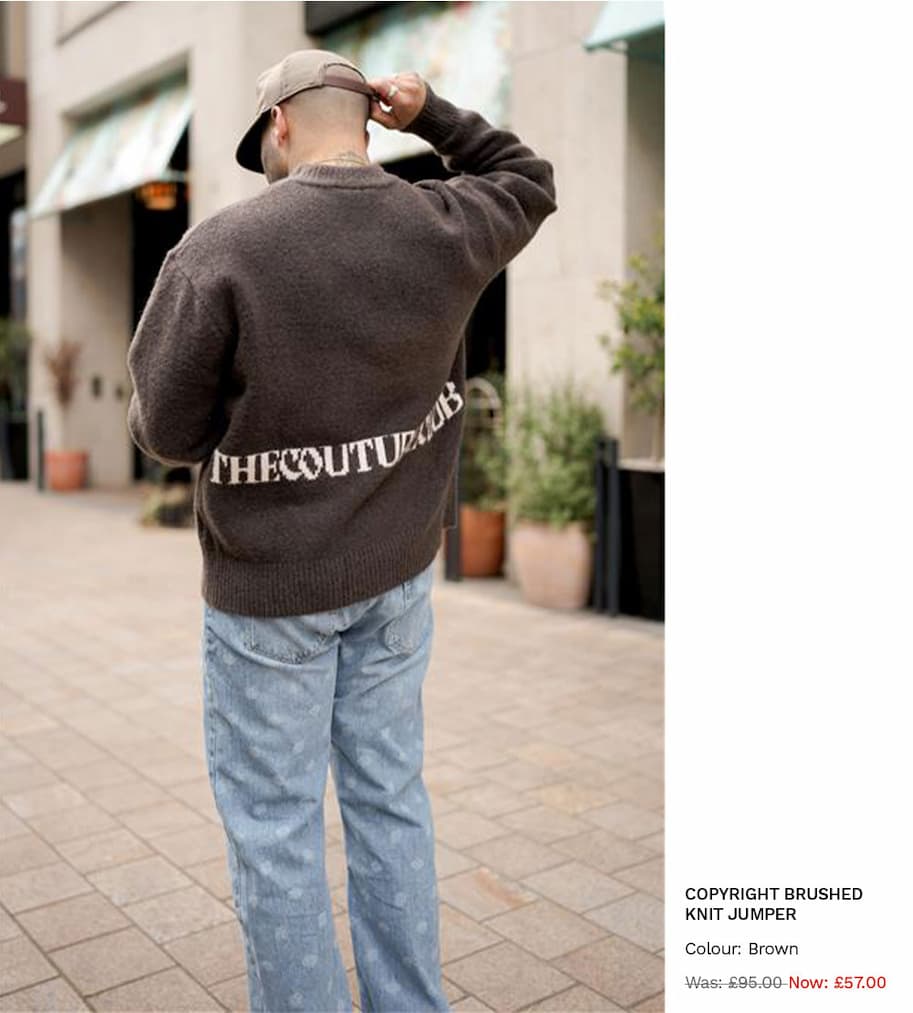 COPYRIGHT BRUSHED KNIT JUMPER