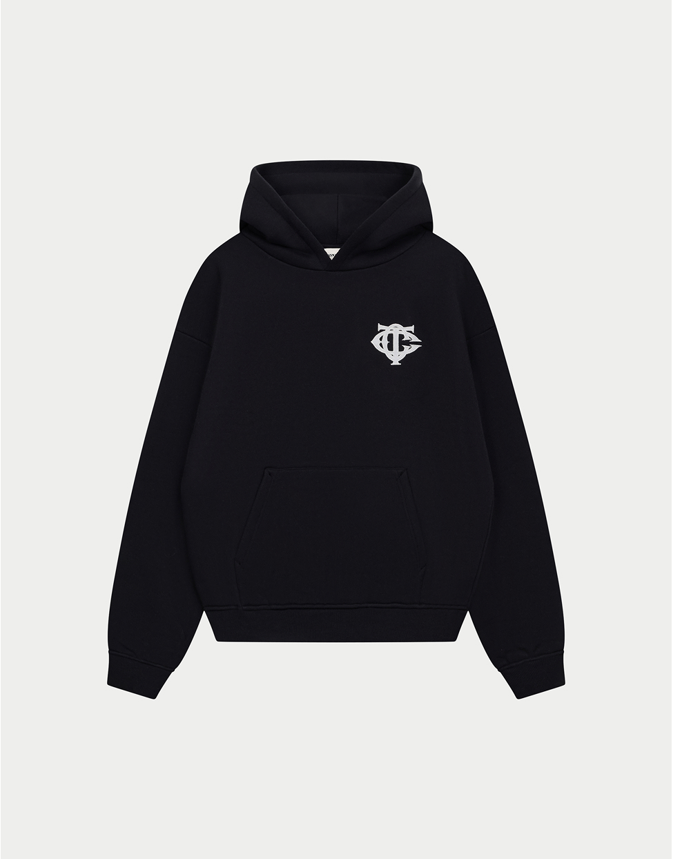 HEAVYWEIGHT MONOGRAM APPLIQUE EMBLEM HOODIE