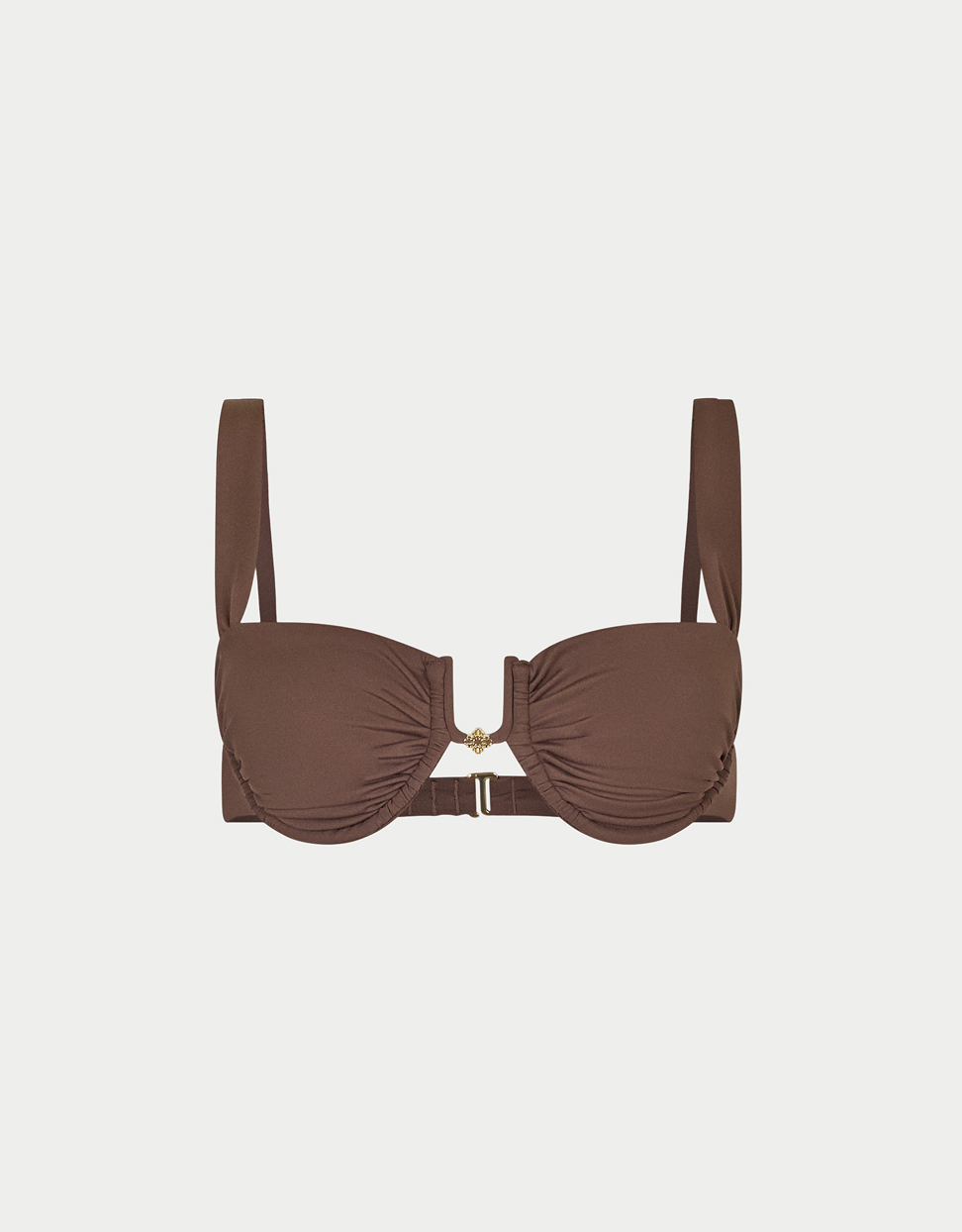 RUCHED CUP BIKINI TOP