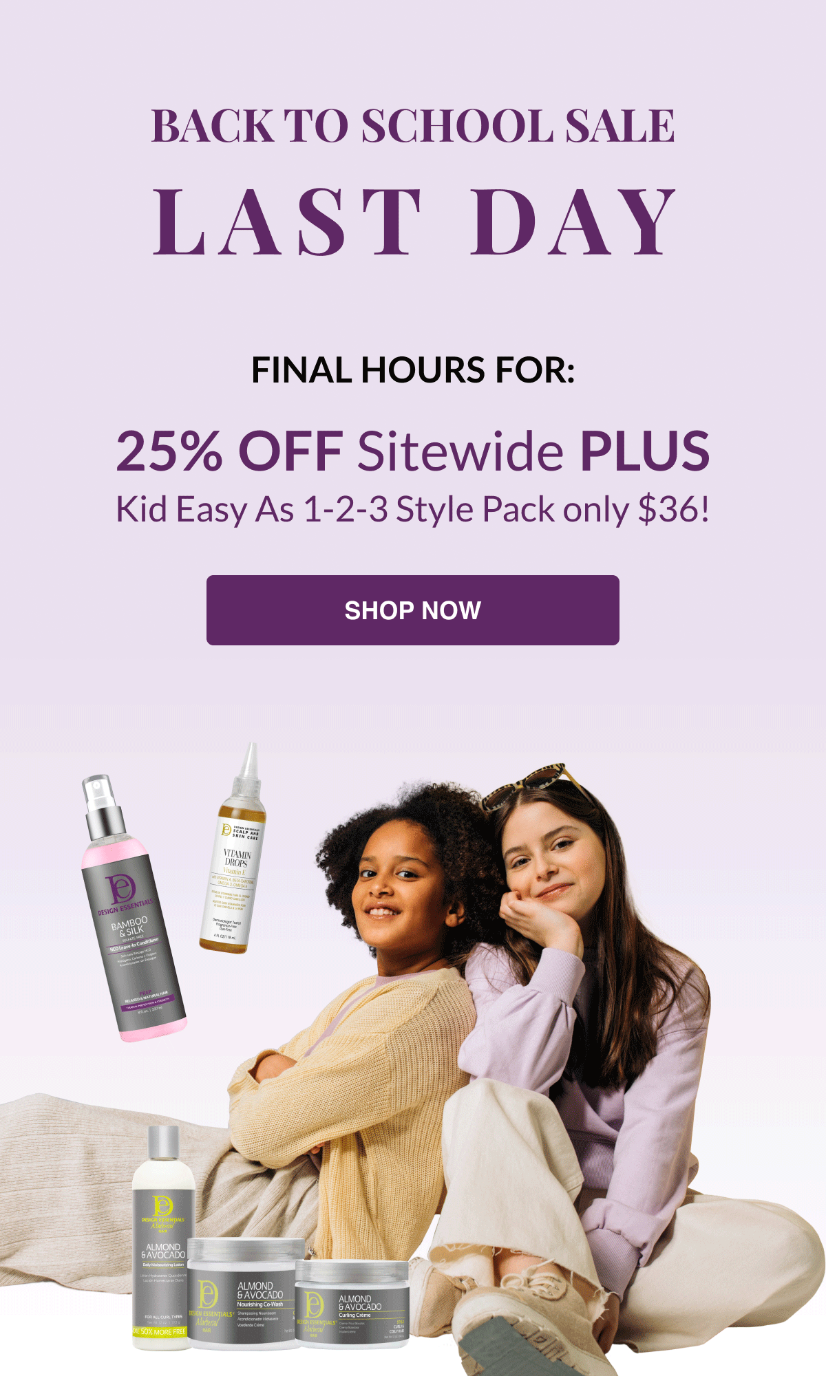 Hurry! It's The Final Day Of The Back To School Sale Design