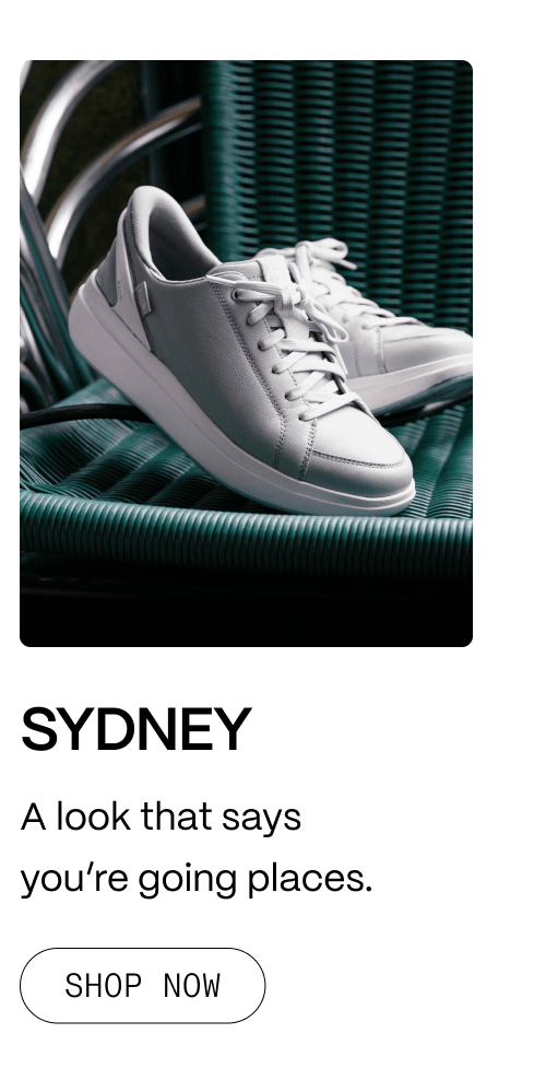 Sydney. A look that says you're going places.
