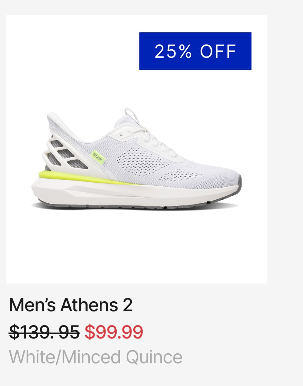 MEN'S ATHENS 2 - WHITE/MINCED QUINCE
