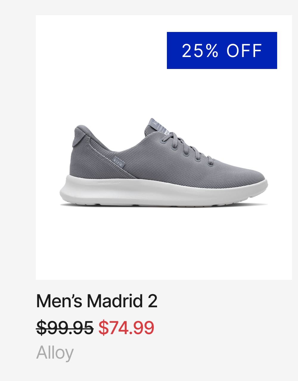 MEN'S MADRID 2 - ALLOY