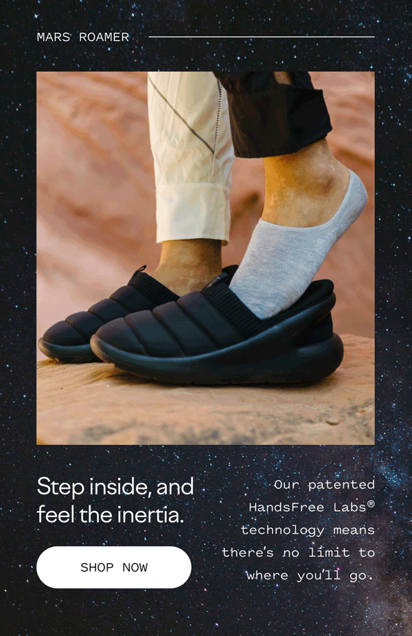 Step inside and feel the inertia.