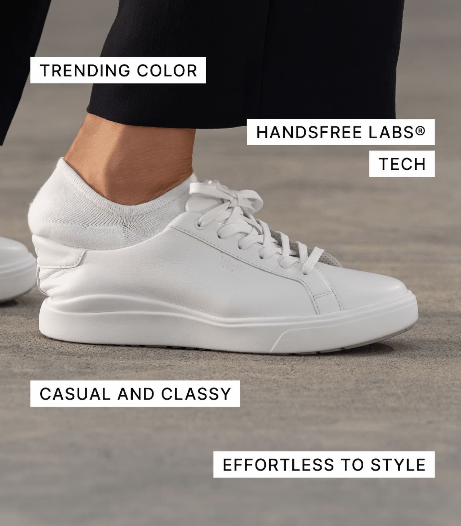 Spring’s trending color HANDSFREE LABS® TECH Casual and classy Effortless to style